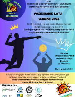 Pożegnanie Lata Sunrise 2023 - Turniej Mikstów