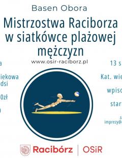 Mistrzostwa Raciborza w Siatkówce Plażowej Mężczyzn OPEN