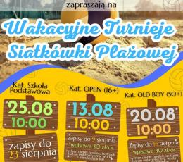 Turniej Siatkówki Plażowej OPEN