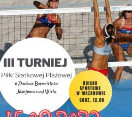 III Turniej Siatkówki Plażowej o...