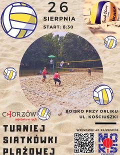 Wakacyjny Turniej Siatkówki Plażowej