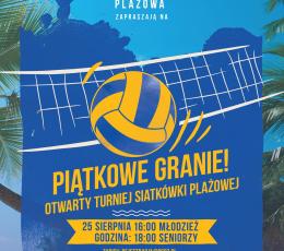 Otwarty Turniej Siatkówki Plażowej -...