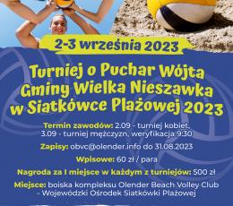 Turniej Siatkówki Plażowej Kobiet o...