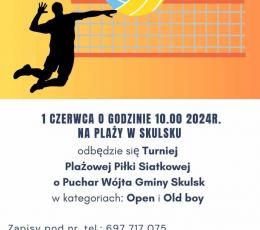 Turniej Siatkówki Plażowej o Puchar...