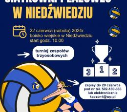 Otwarty Turniej Siatkówki Plażowej w...