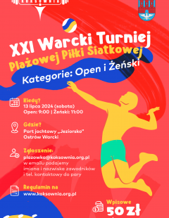 XXI Warcki Turniej Siatkówki Plażowej Open i Kobiet