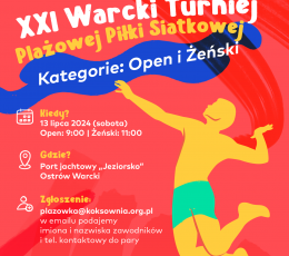 XXI Warcki Turniej Siatkówki Plażowej...