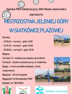 Mistrzostwa Jeleniej Góry w Siatkówce Plażowej - I Turniej