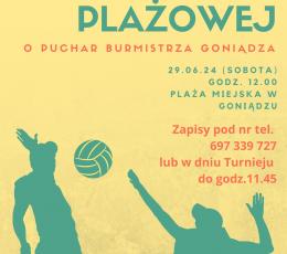 Turniej Siatkówki Plażowej o Puchar...