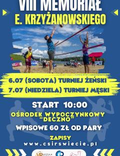 VIII Memoriał im. Eugeniusza Krzyżanowskiego - Turniej Mężczyzn