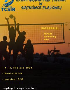 Grand Prix Tczewa w Siatkówce Plażowej - I Turniej +40