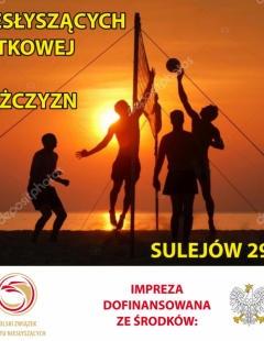 Turniej Niesłyszących w Piłce Siatkowej Plażowej Kobiet i Mężczyzn