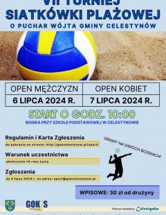 VII Turniej Siatkówki Plażowej Mężczyzn o Puchar Wójta Gminy Celestynów