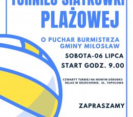 Turniej Siatkówki Plażowej o Puchar...