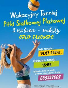 Wakacyjny Turniej Siatkówki Plażowej Trójek