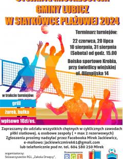 Otwarte Mistrzostwa Gminy Lubicz w Siatkówce Plażowej - IV Turniej