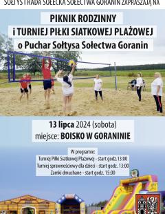 Turniej Siatkówki Plażowej o Puchar Sołtysa Sołectwa Goranin