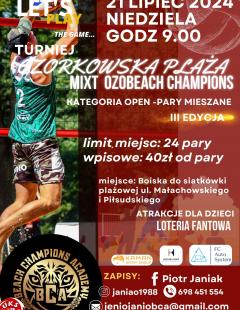 Ozorkowska Plaża - Mixt Ozo Beach Champions