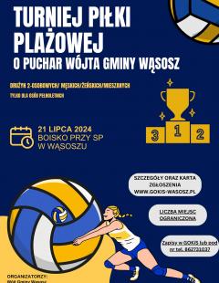 Turniej Siatkówki Plażowej o Puchar Wójta Gminy Wąsosz