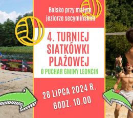 IV Turniej Siatkówki plażowej o...