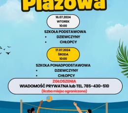 Turniej Siatkówki Plażowej Szkół...