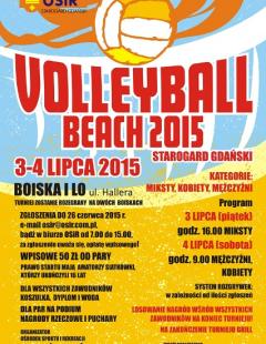 Turniej siatkówki plażowej - volleyball beach 2015