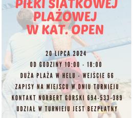 Otwarty Turniej Siatkówki Plażowej