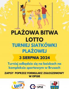 Turniej Siatkówki Plażowej - Plażowa Bitwa Lotto