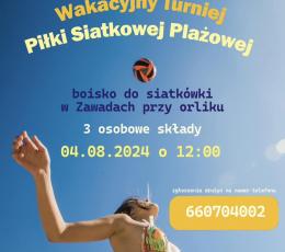 Wakacyjny Turniej Siatkówki Plażowej