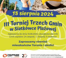III Turniej Trzech Gmin w Siatkówce...