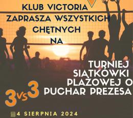Turniej Siatkówki Plażowej Trójek o...