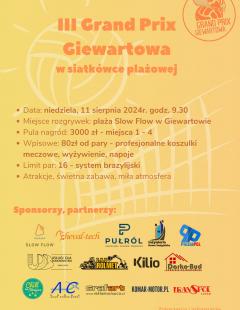 III Grand Prix Giewartowa w Siatkówce Plażowej