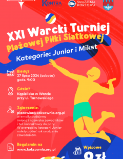 XXI Turniej Siatkówki Plażowej Mikstów i Juniorów