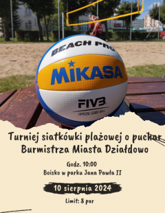 Turniej Siatkówki Plażowej o Puchar Burmistrza