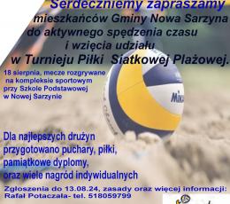 Turniej Siatkówki Plażowej