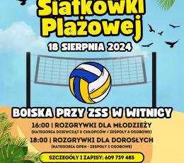 Turniej Siatkówki Plażowej