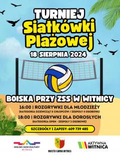 Młodzieżowy Turniej Siatkówki Plażowej