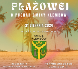 Turniej Siatkówki Plażowej o Puchar...