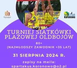 Turniej Siatkówki Plażowej 80+