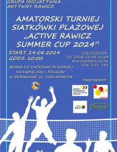 Amatorski Turniej Siatkówki Plażowej Active Rawicz Summer Cup