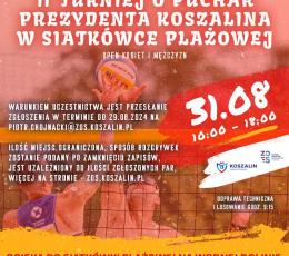 II Turniej Siatkówki Plażowej o...
