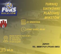 Turniej Siatkówki Plażowej Mikstów