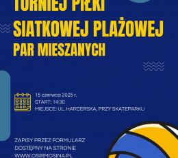 Turniej Siatkówki Plażowej Mikstów