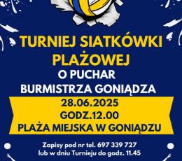 Turniej Siatkówki Plażowej o Puchar...