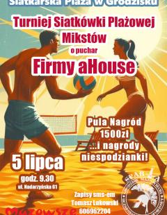 Turniej Siatkówki Plażowej Mikstów o Puchar aHouse