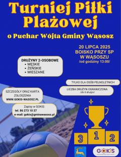 Turniej Siatkówki Plażowej o Puchar Wójta Gminy Wąsosz