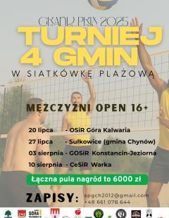 Turniej 4 Gmin w Siatkówkę Plażową - II Turniej