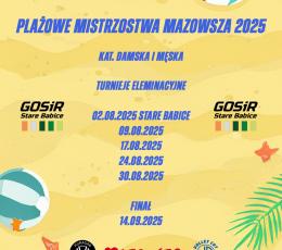 Plażowe Mistrzostwa Mazowsza 2025 - I...