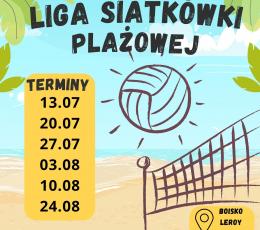 Letnia Liga Siatkówki Plażowej - III...