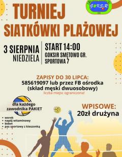 Turniej Siatkówki Plażowej